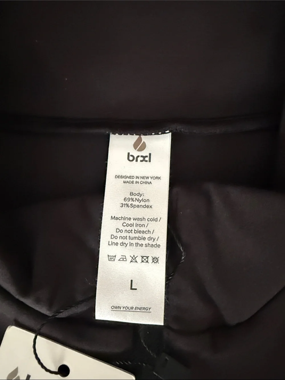 BRXL Womens Black Cropped Half-Zip Jacket